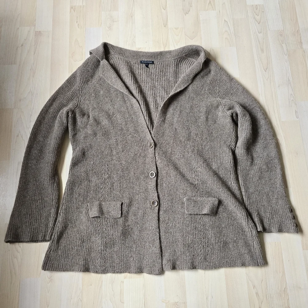 Eileen Fisher 100% Baby Alpaca Button Front Cardigan Size XL - Picture 2 of 12